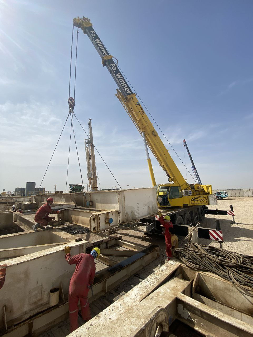 Nahrawan Oil Fields in baghdad